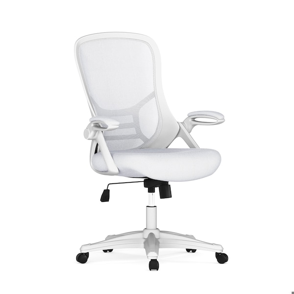 Flash Furniture Office Chair, Mesh, White HL-0016-1-WH-WH-GG - main